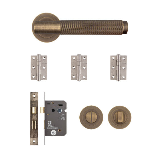 Deanta Sparta Bathroom Kit Matt Antique Brass SPABAKMAB