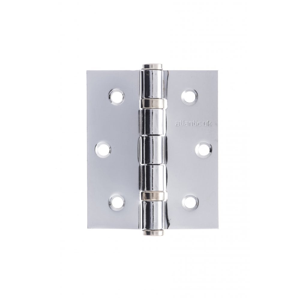 Atlantic UK Hardware Atlantic Ball Bearing Hinges 3″x2.5″x2.5mm Polished Chrome A2HB32525PC PAIR