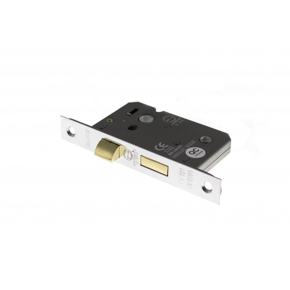 Atlantic UK Hardware Atlantic Bathroom Lock 2.5" (63MM) Polished Chrome ALKBATH25PC