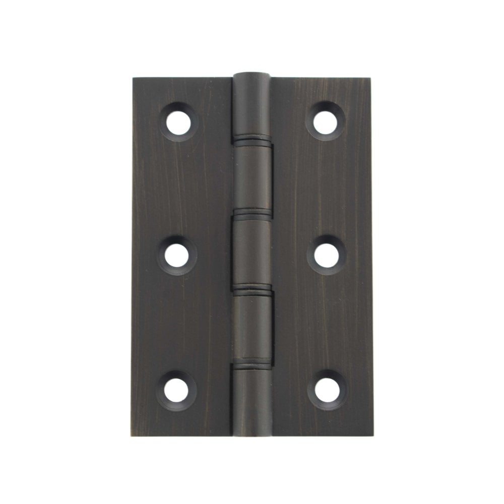 Atlantic UK Hardware Atlantic Washered Hinges 3"x2"x2.2mm Urban Dark Bronze AWH3222UDB Pair