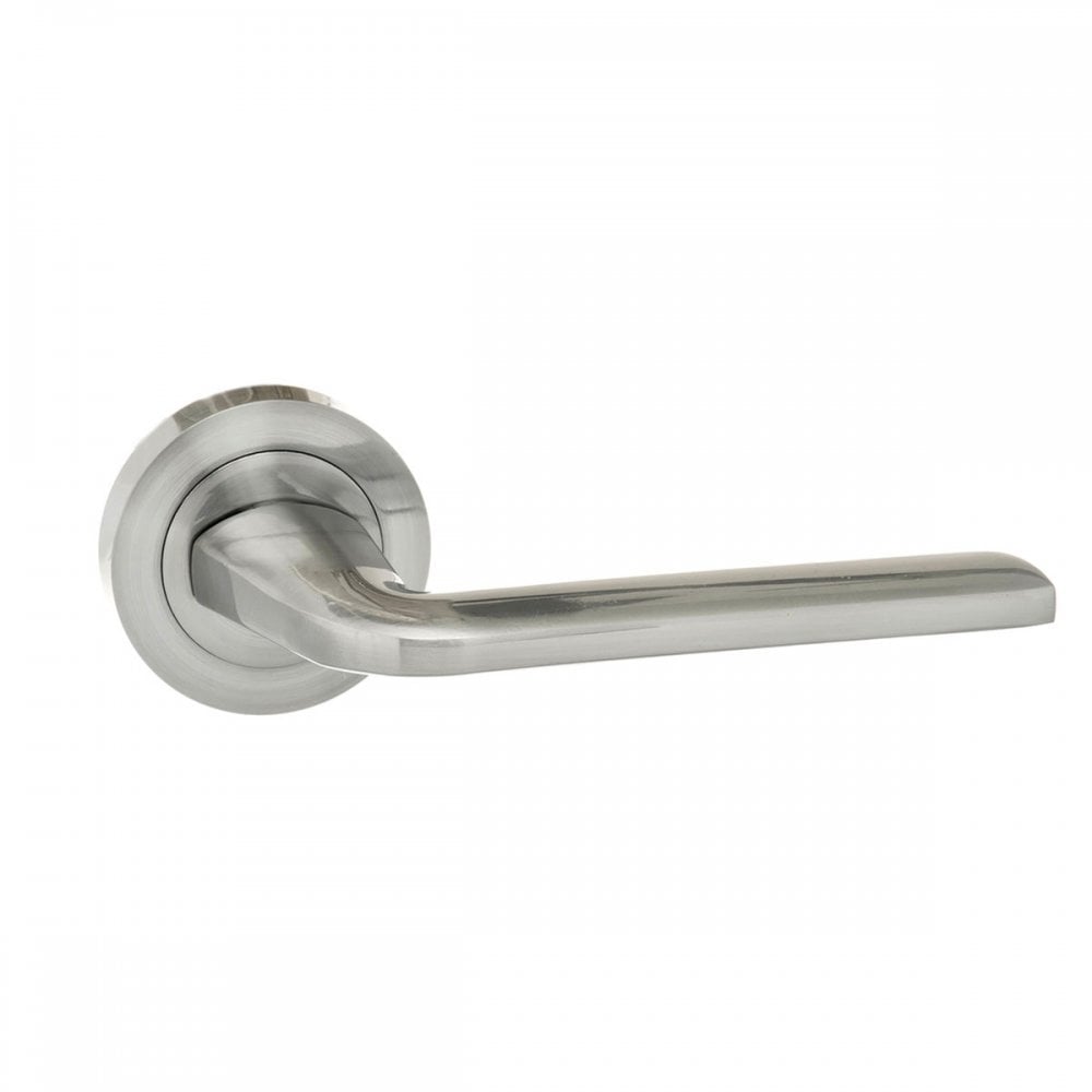 Atlantic UK Hardware Satin Chrome Eco Surf Aluminium Lever on Round Rose ECO60SC