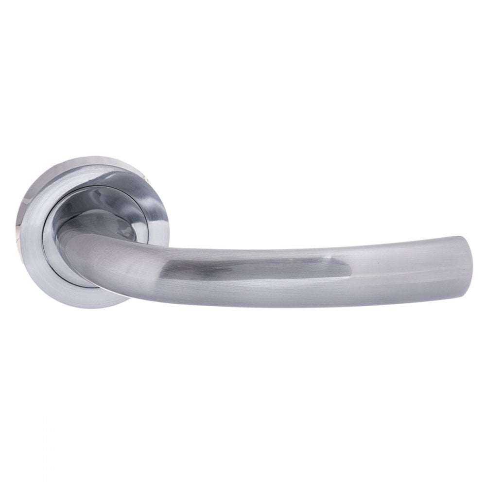Atlantic UK Hardware Satin Chrome Nevada Lever on Round Rose S21RSC