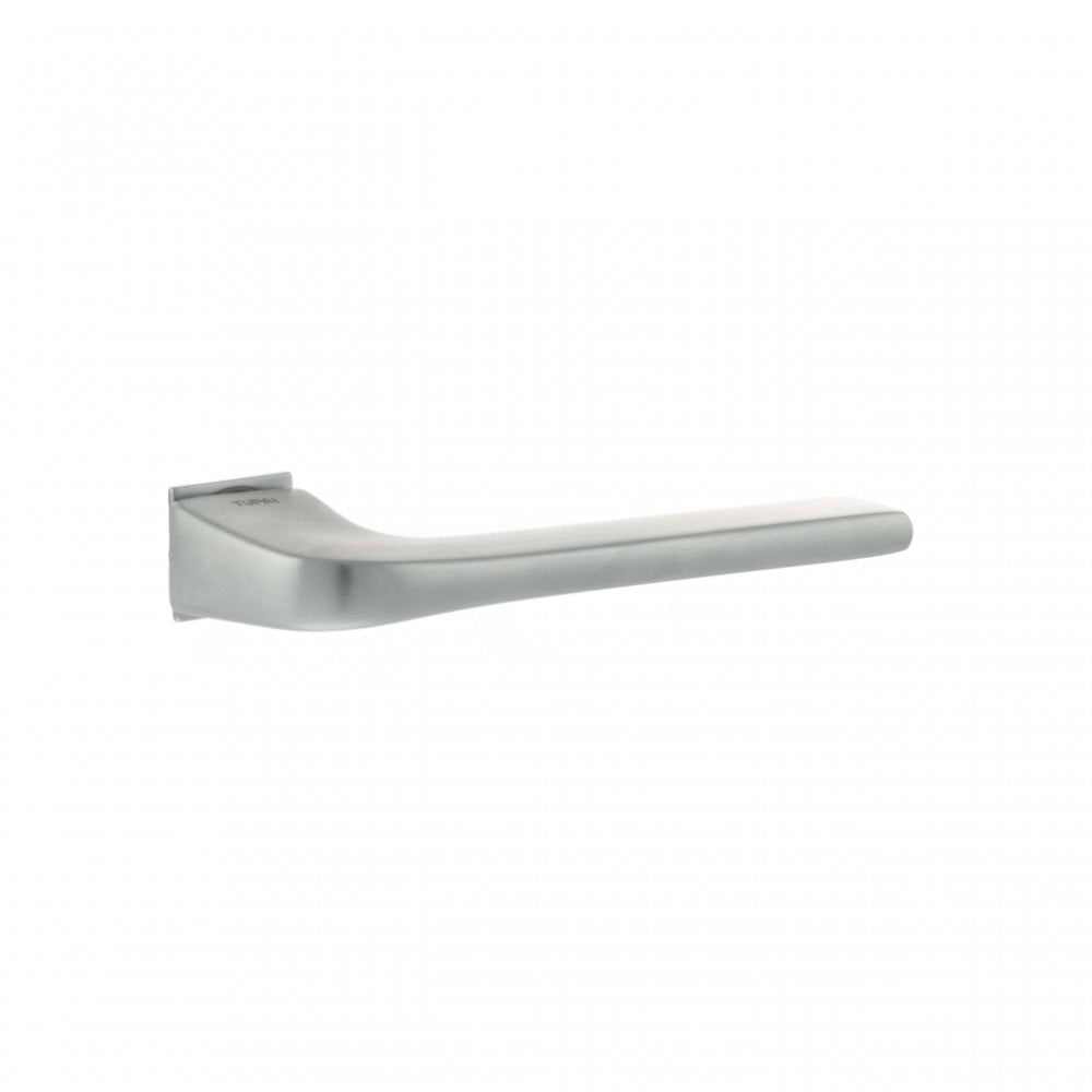 Atlantic UK Hardware Satin Chrome Tupai Rapido 5S Line Canha Lever Door Handle on Concealed Square Rose T4007CSSC