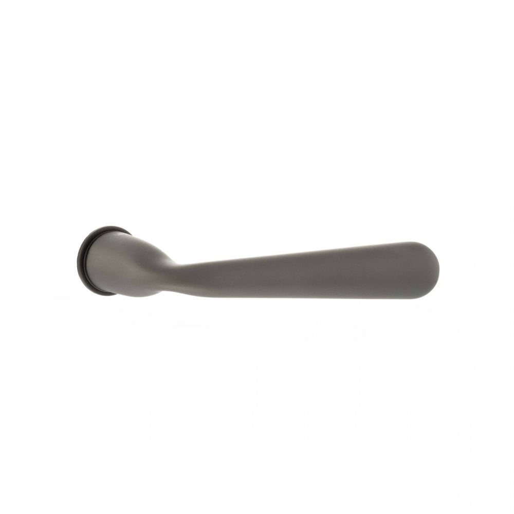 Atlantic UK Hardware Titanium Tupai Rapido CurvaLine Adra Lever Door Handle on Concealed Round Rose T293CRTT