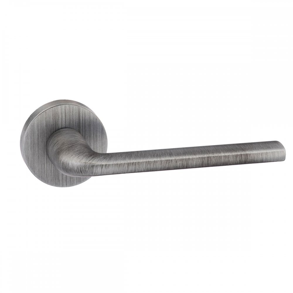 Atlantic UK Hardware Urban Graphite Forme Milly Designer Lever on Minimal Round Rose FMR133UG