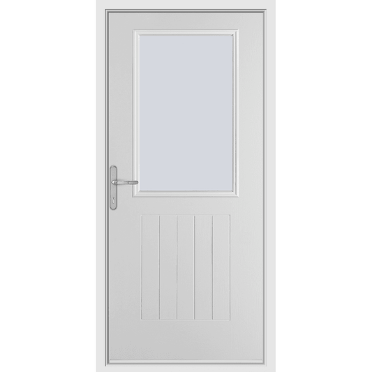 BCD Anthracite Grey Composite Lever Handle Door With Matching Frame 875X2085MM #1240