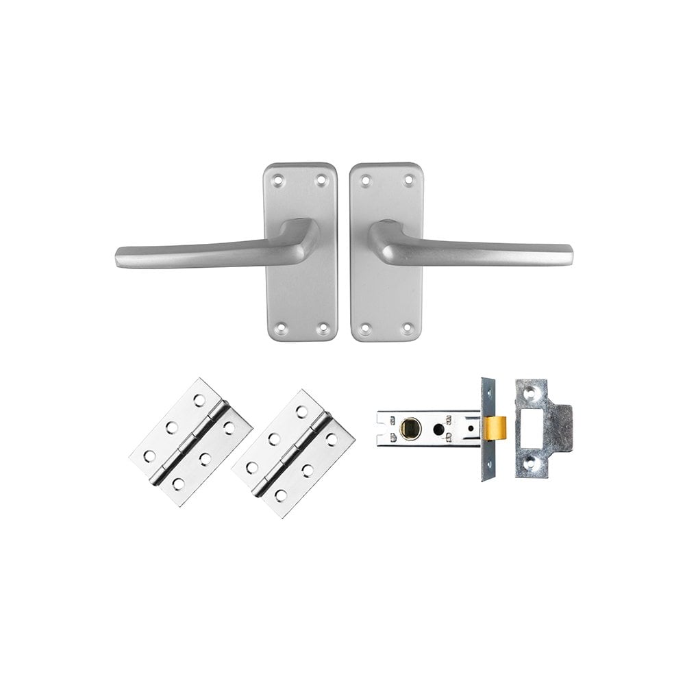 Carlisle Brass Contract Aluminium Latch Pack GK3002SAA/INTB