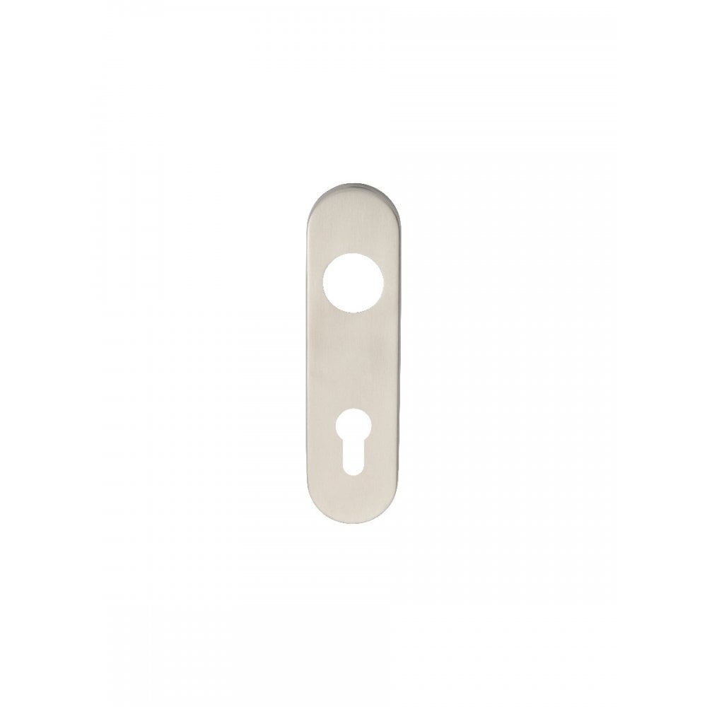 Carlisle Brass satin stainless steel cover plate to suit 304 safety lever, 170mm x 45mm, DIN 72mm centres