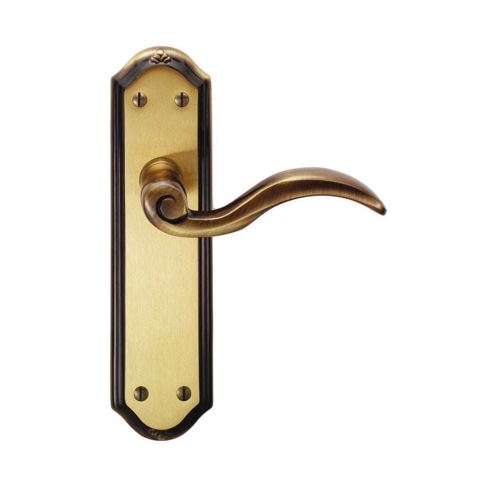 Carlisle Brass Florentine Bronze Latch Boxed Wentworth Lever on Backplate DL341FB
