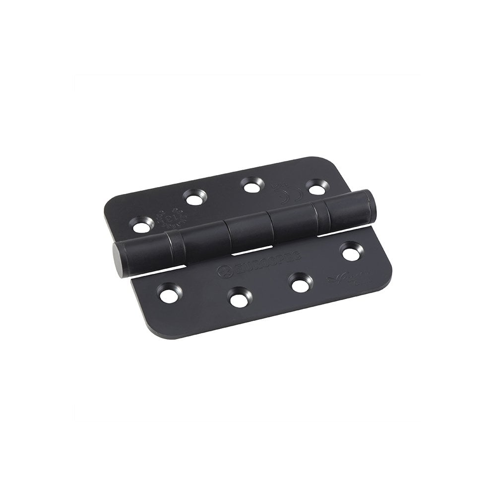 Carlisle Brass Matt Black Radius Grade 13 Ball Bearing P Hinge HIN1433P/13MB/R