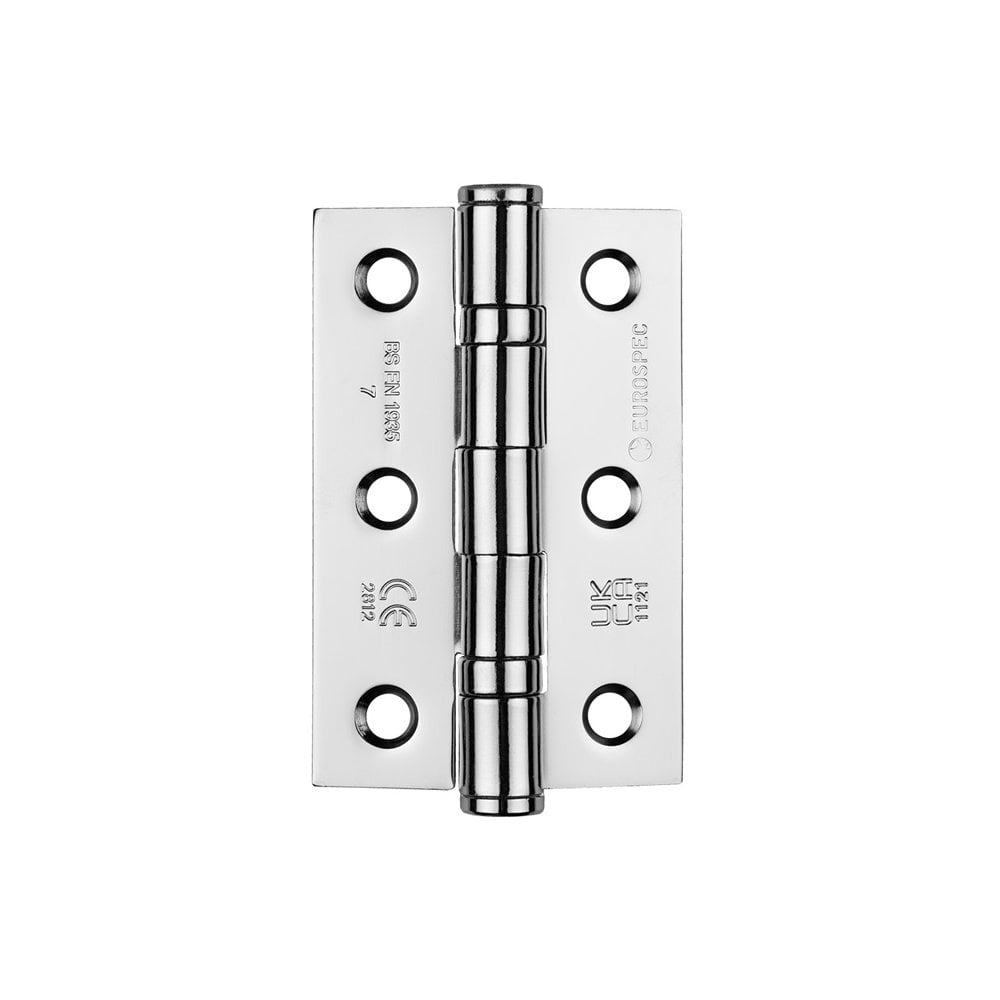 Carlisle Brass Polished Chrome Grade 7 Ball Bearing Hinge HIN1322/7CP