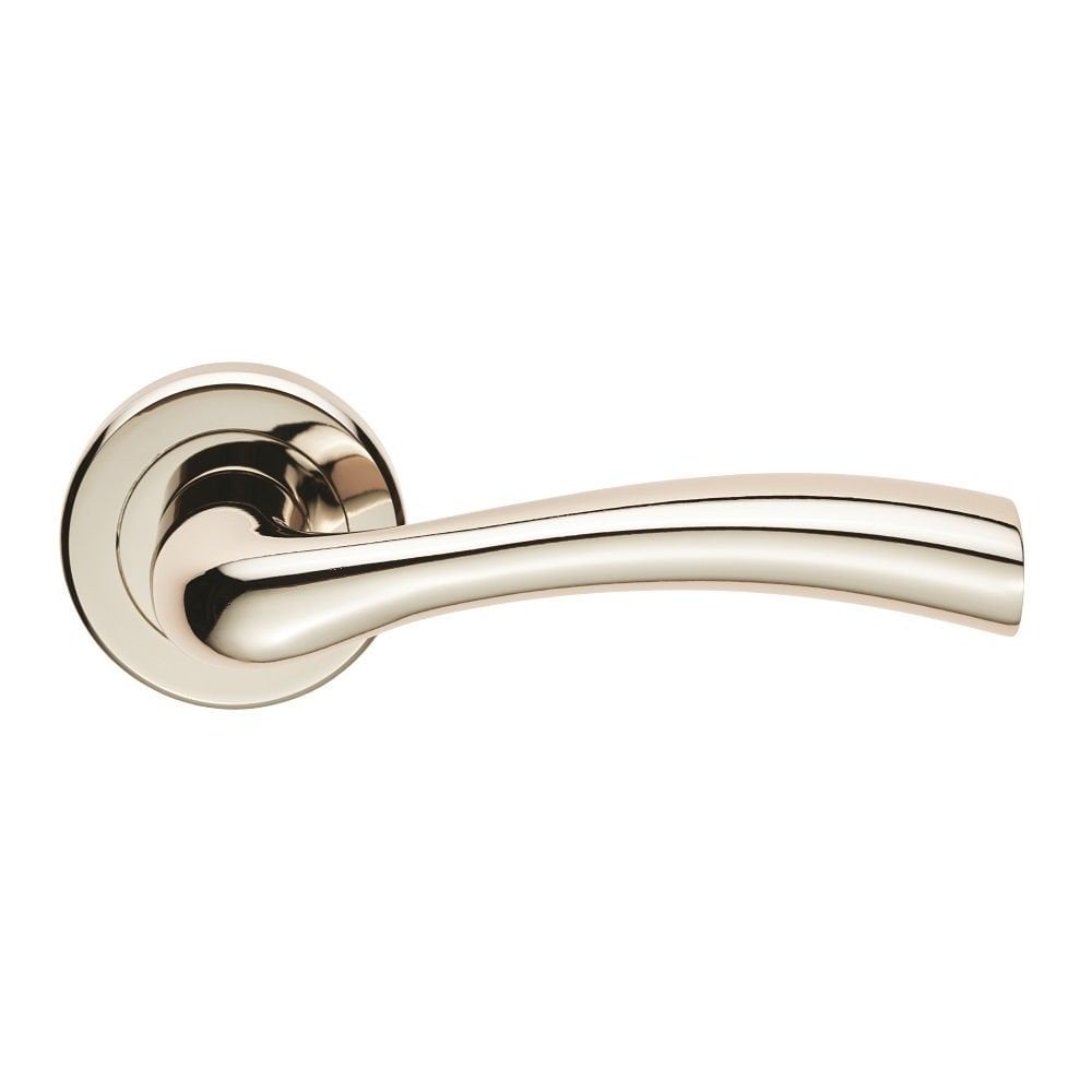 Carlisle Brass Polished Nickel Cinquanta Lever on Rose SZR050PN
