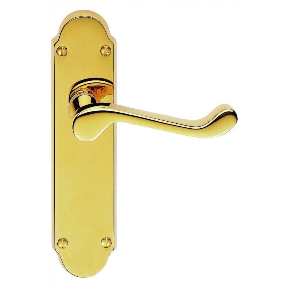 Carlisle Brass PVD Latch Boxed Oakley Lever on Backplate DL167PVD