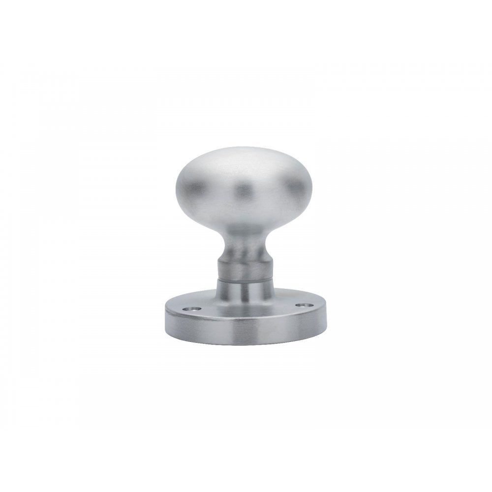 Carlisle Brass Satin Chrome Mushroom Mortice Knob M35SCP