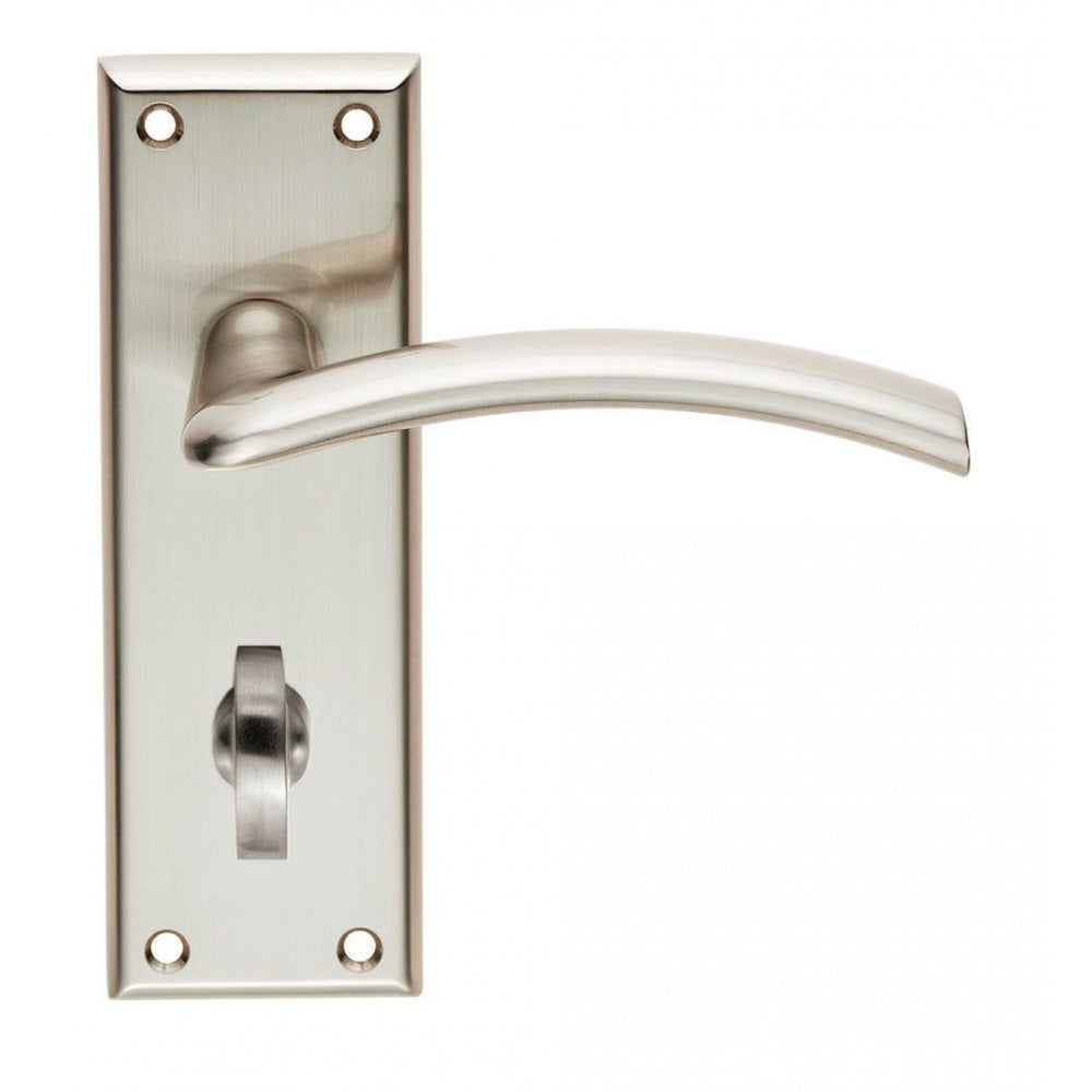 Carlisle Brass Satin Nickel Bathroom Trenta Lever on Backplate SZR033SN