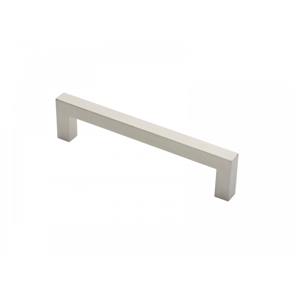 Carlisle Brass Satin Stainless Steel Square Mitred Pull Handle 225mm Centres SSM1422SSS