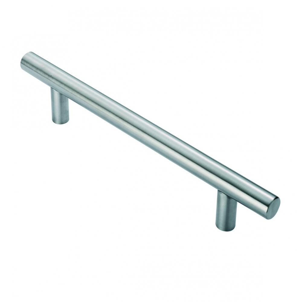 Carlisle Brass Satin Stainless Steel Straight T Pull Handles 25mm Dia, 300mm Centres PBT1300SSS