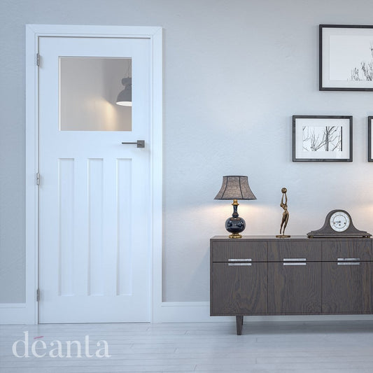 Deanta Cambridge White Primed Glazed 35CAMBGWHP