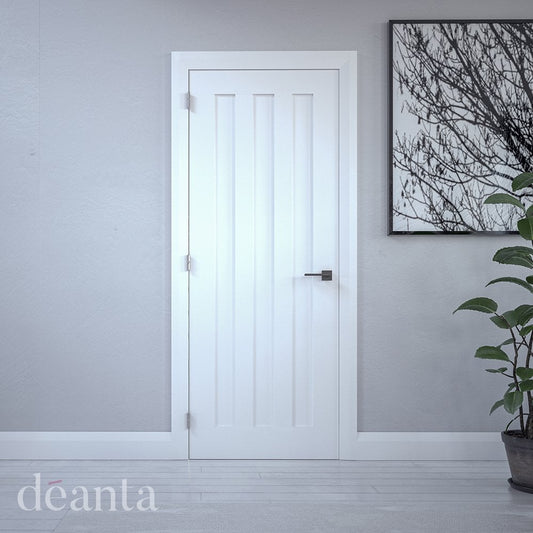 Deanta Chester White Primed FD30 Fire Door 45CHSF/DWHP