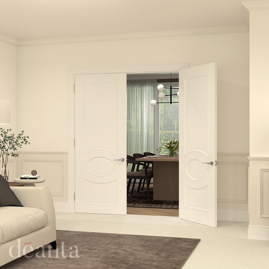 Deanta Clarendon White Primed Internal FD30 Fire Door 45CLAFDWHP