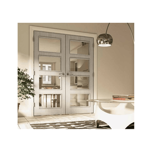 Deanta Flush Light Grey Ash 6mm Lipping 35FLLGX