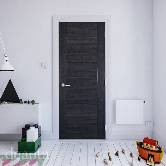 Deanta Montreal Fully Finished Internal Dark Grey Ash Fire Door 45MONF/DGXFSC
