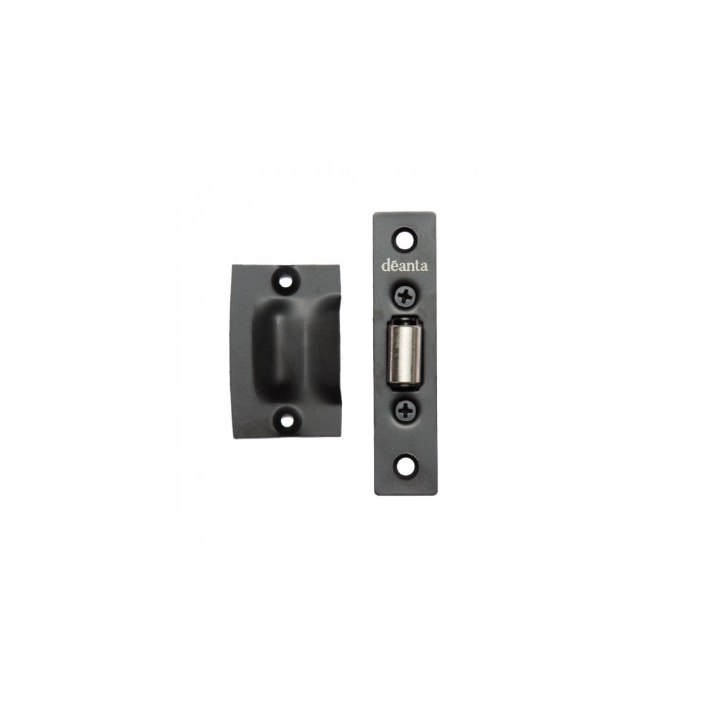 Deanta Roller Catch Matt Black Steel DHDS8920M