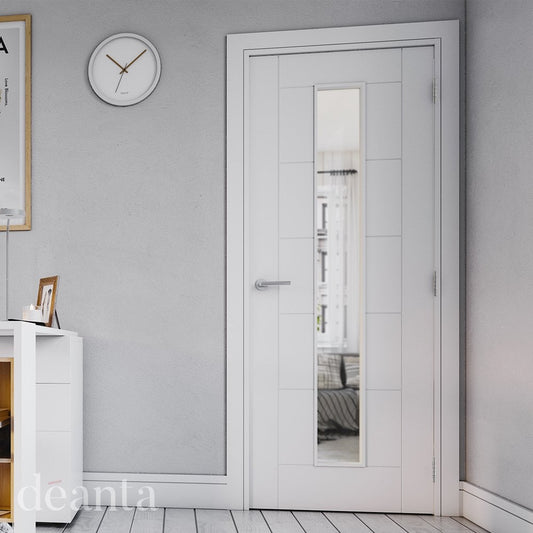 Deanta Seville White Primed Glazed 1L 35SEVCGWHP