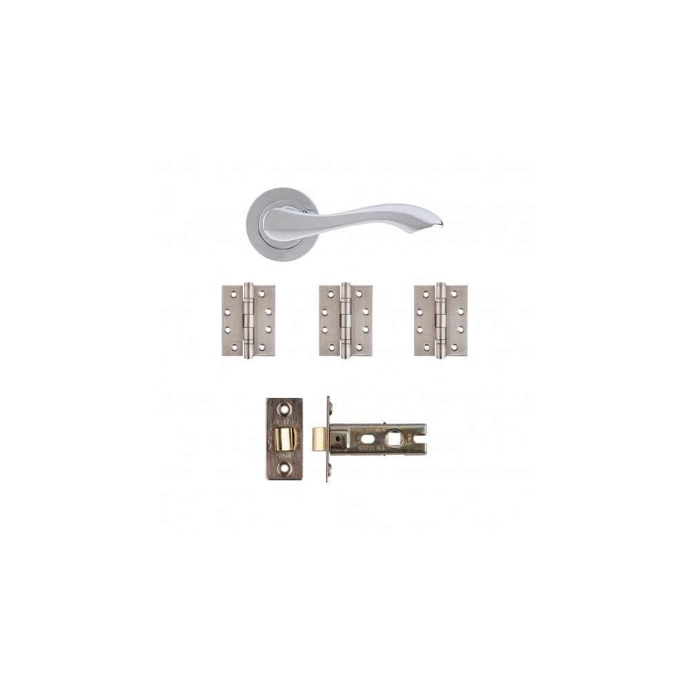 Deanta Veritas Latch Kit Polished Chrome Finish VERLAK