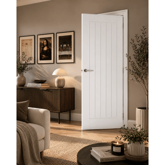 Doors2Floors Suffolk Fully Finished Laminated FD30 Fire Door LAMWHICOTFC