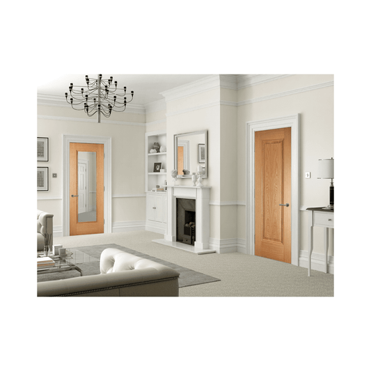 LPD Eindhoven Glazed Fully Finished Internal Oak Door EINOAKGL