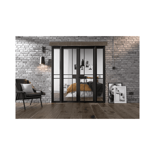 LPD Greenwich W6 Black Fully Finished Internal Room Divider W6GREENWBLA, view 2