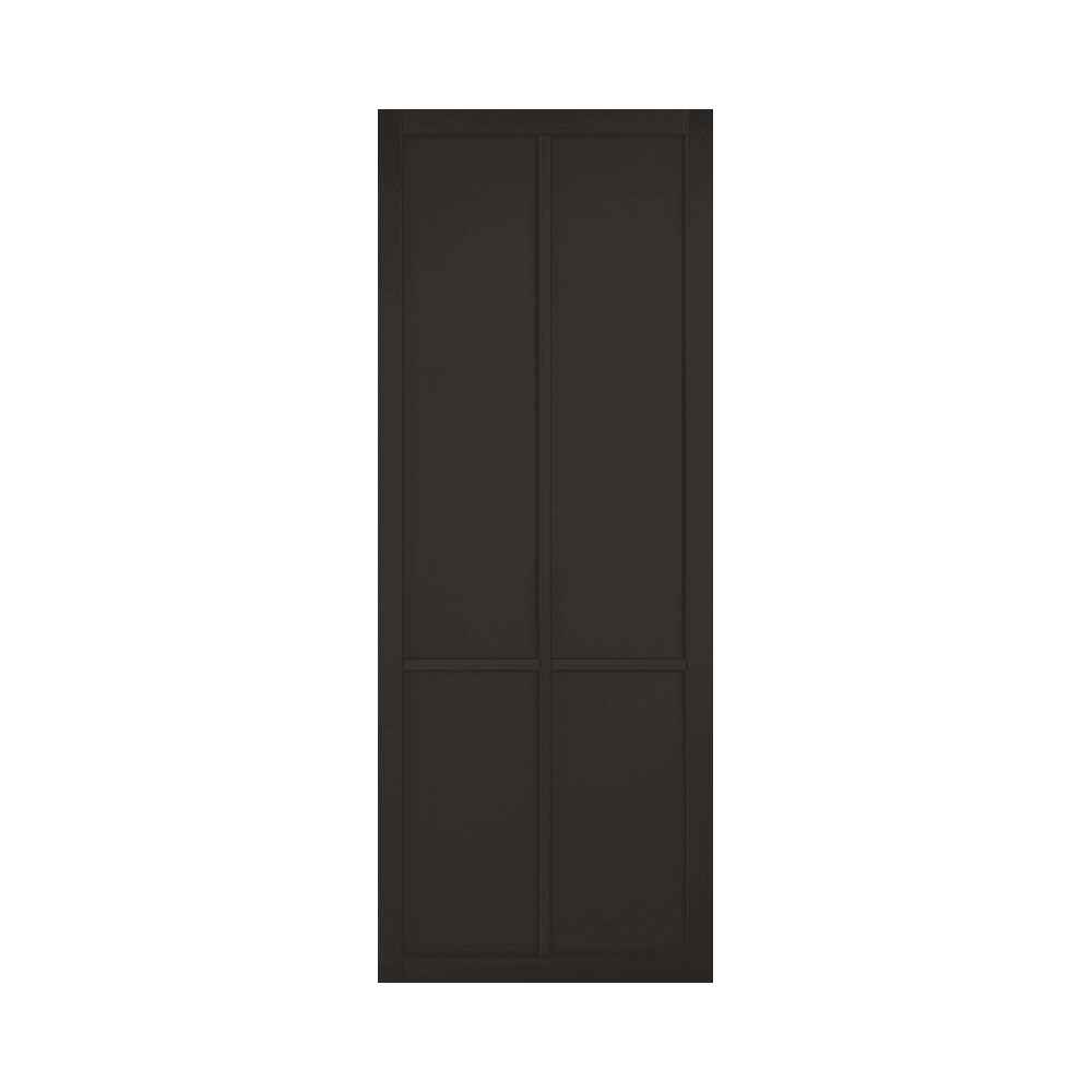 LPD Liberty 4 Panel Fully Finished Black Internal Door LIBSOLBLA