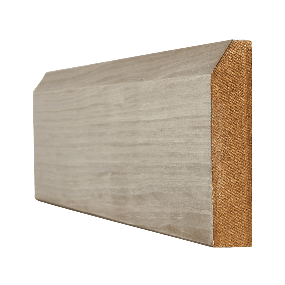 LPD Light Grey Fully Finished Chamfered Skirting LGCHSKI18146