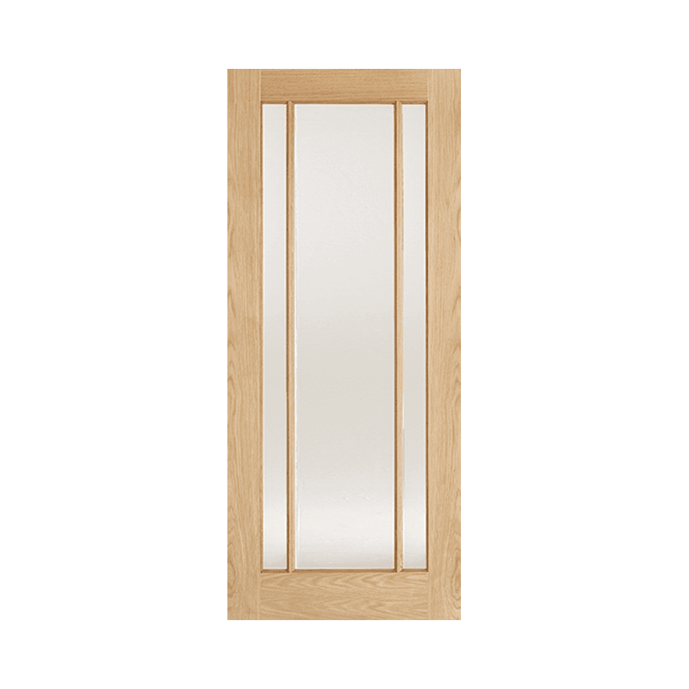 LPD Lincoln Pre-Finished Clear Glazed Internal Oak Door PFOLING