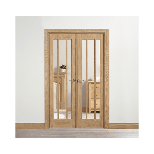 LPD Lincoln W4 Unfinished Oak Internal Room Divider W4OLIN, view 2
