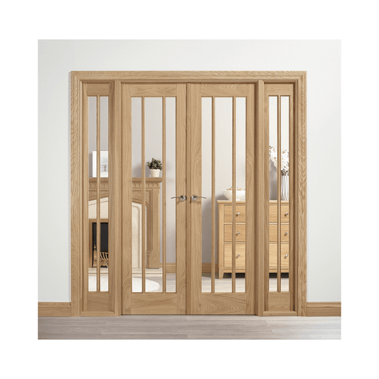 LPD Lincoln W6 Unfinished Oak Internal Room Divider W6OLIN, view 2