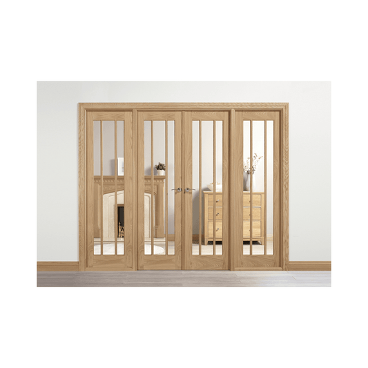 LPD Lincoln W8 Unfinished Oak Internal Room Divider W8OLIN, view 2