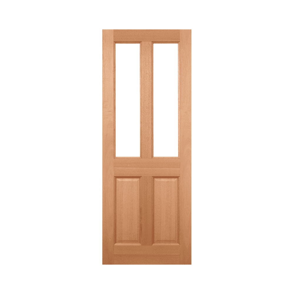 LPD Malton Frosted Glazed Hardwood External Door MALHWDDG