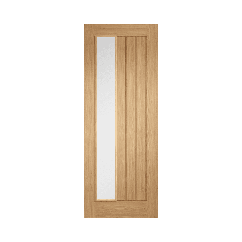 LPD Mexicano Fully Finished Clear Offset Glazed Door PFOMEXOSCG