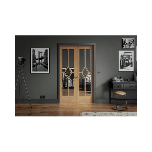 LPD Reims W4 Fully Finished Oak Internal Room Divider W4OREI, view 2