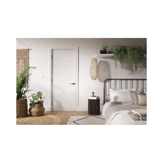 LPD Santandor Primed White Internal Fire Door WFSANFC