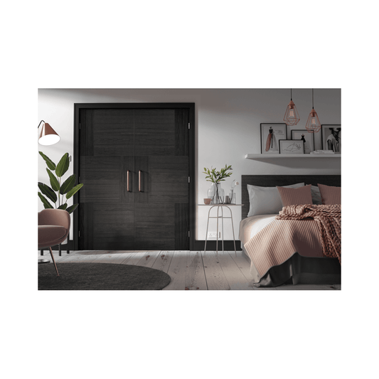 LPD Seis Charcoal Black Fully Finished Internal Door SEIBLA
