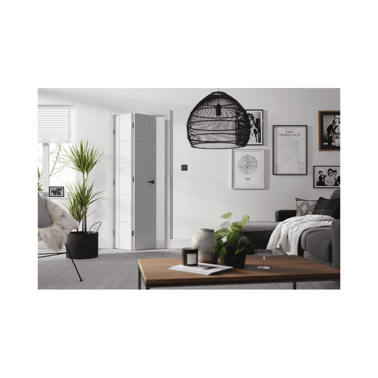 LPD Vancouver Bi-Fold Primed White Internal Door BFWFVAN