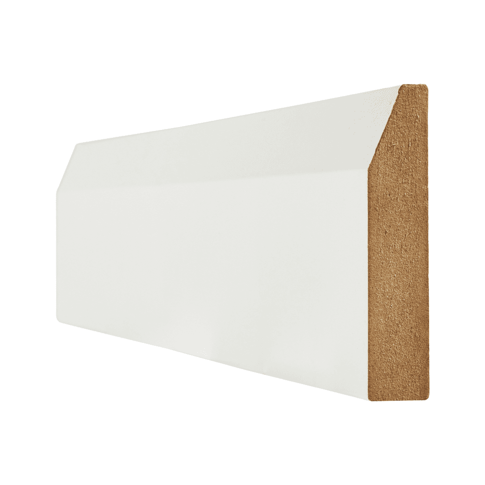 LPD White Primed Chamfered Skirting WFCHSKI18