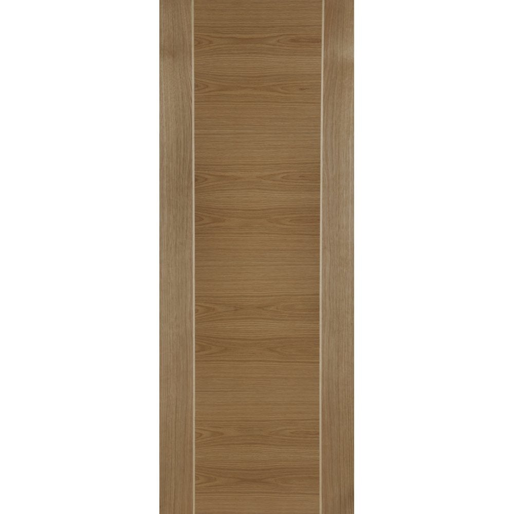Mendes Mirage Internal Oak Fully Finished Grooved Flush Fire Door DFOAUMIRF