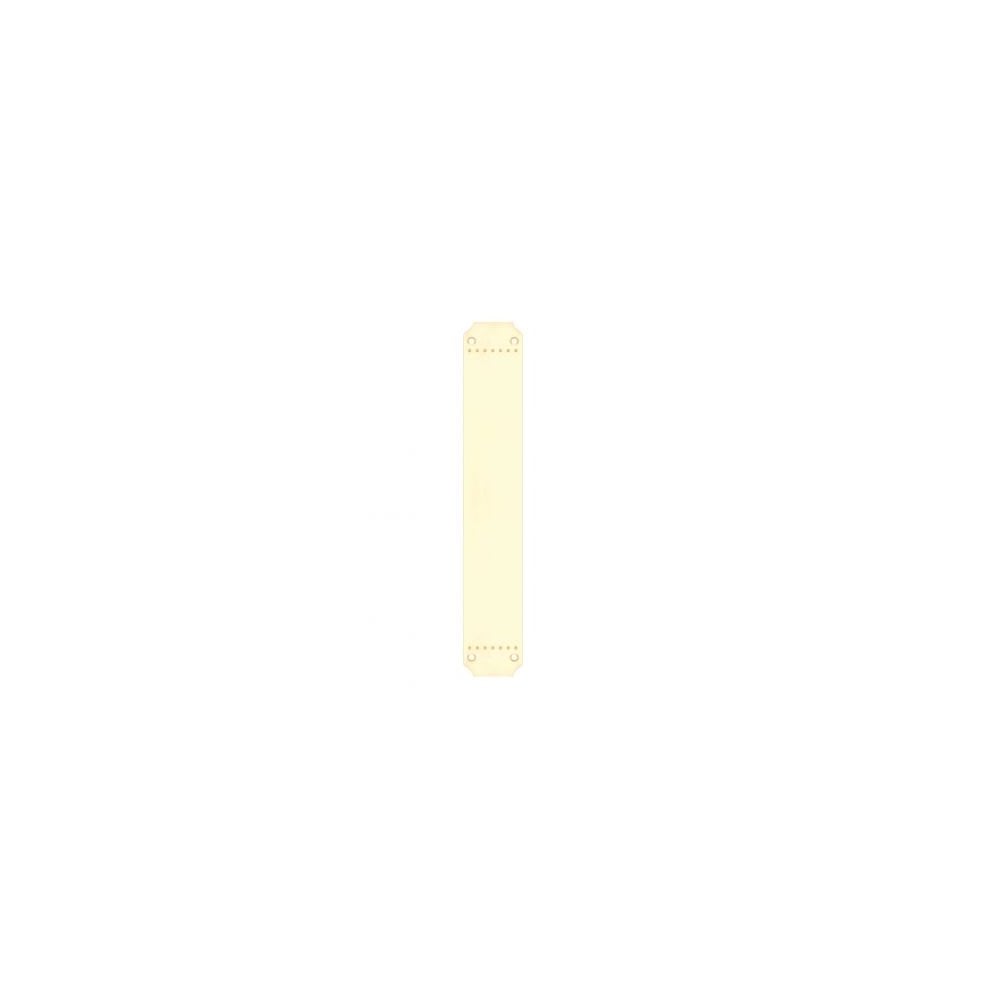 Zoo Hardware Polished Brass Finger Plate for FB114 - 370 x 64mm FB115