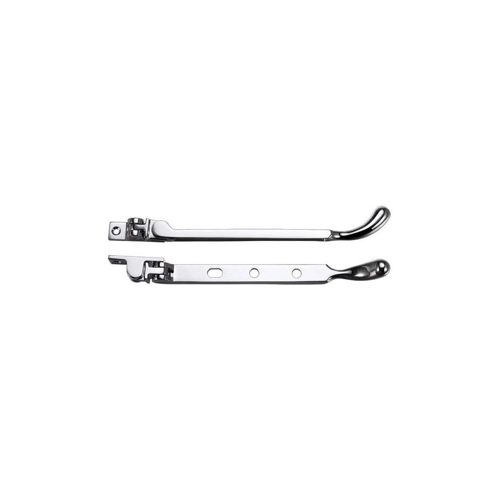 Zoo Hardware Polished Chrome Bulb End Casement Stay 8" FB100CP