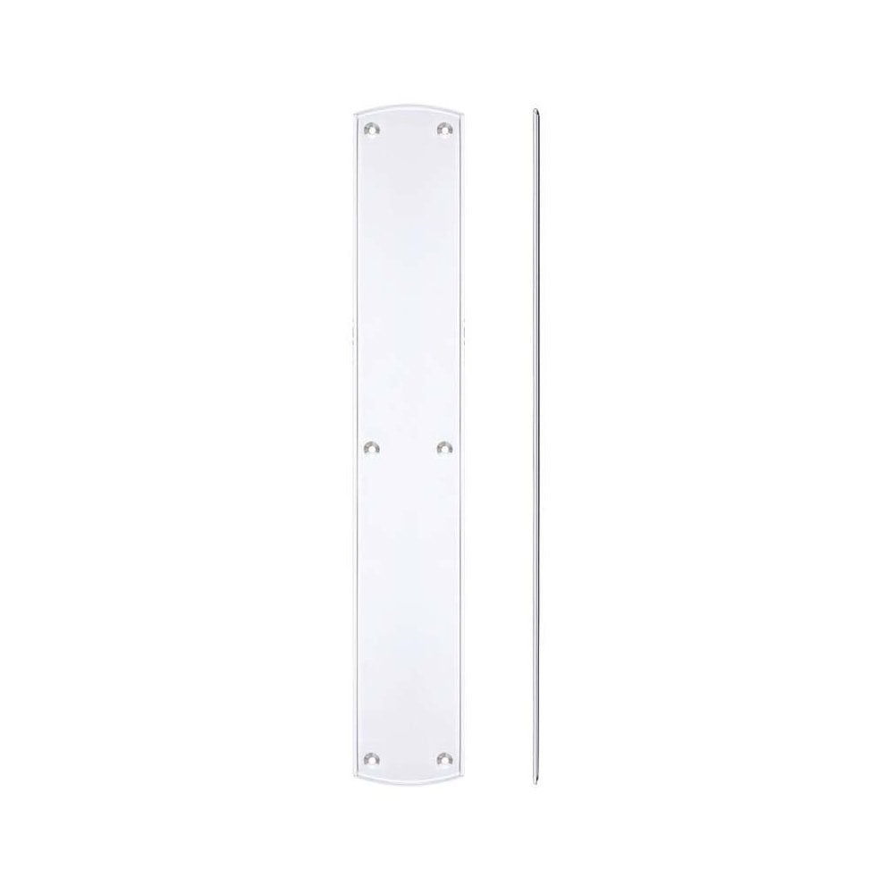 Zoo Hardware Polished Chrome Large Finger Plate for FB118CP 457 x 76mm FB119CP