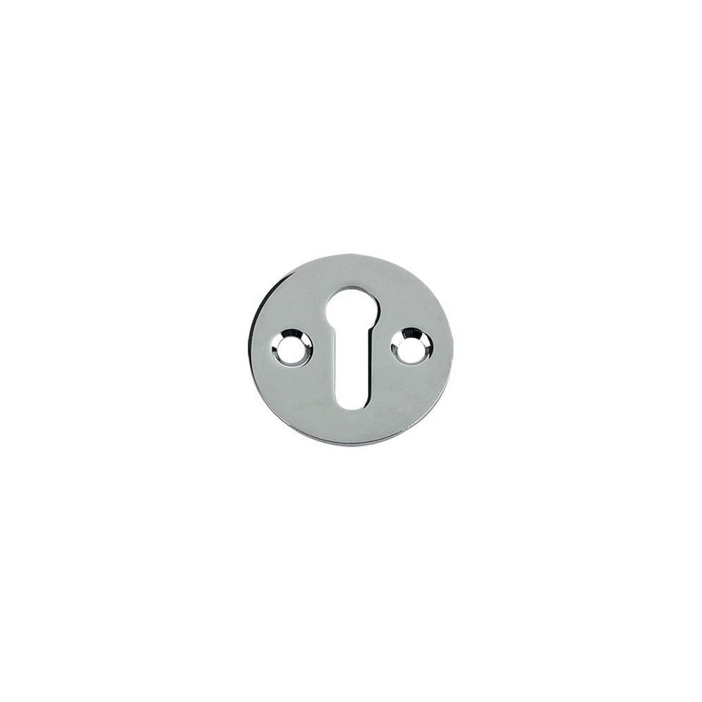 Zoo Hardware Satin Chrome Standard Key Profile Victorian Escutcheon 32mm dia. FB10SC